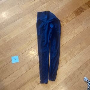 Blue work out leggings